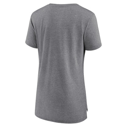 Los Angeles Lakers Women's Heritage Tri-Blend T-Shirt - Heather Gray sale