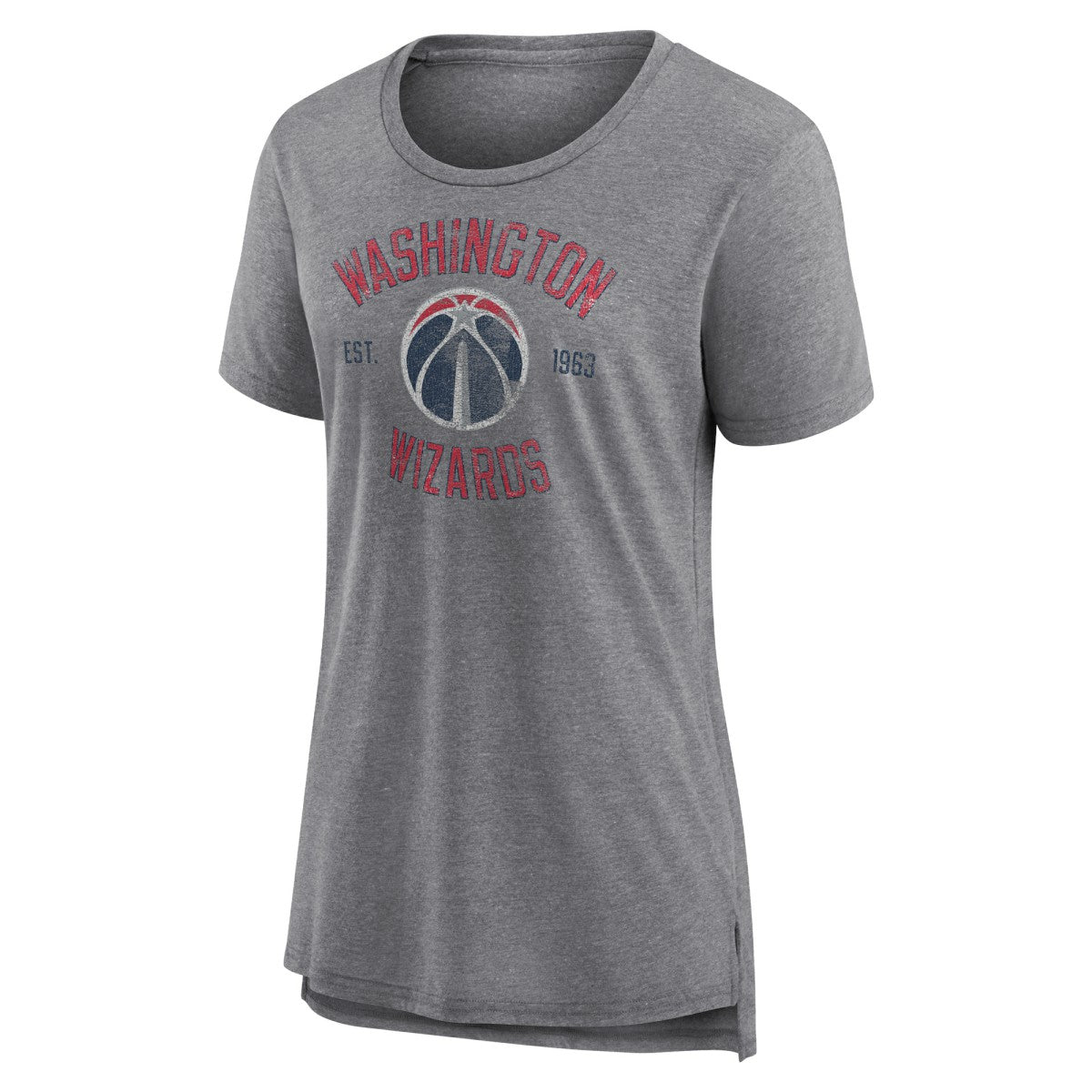 Washington Wizards Women's Heritage Tri-Blend T-Shirt - Heather Gray shop