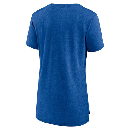 Detroit Pistons Women's Gradient Logo Tri-Blend T-Shirt sale - Heather Blue on sale