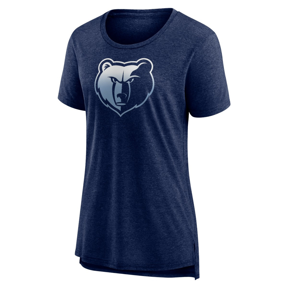 Memphis Grizzlies Women's Gradient Logo Tri-Blend T-Shirt - Heather Navy online