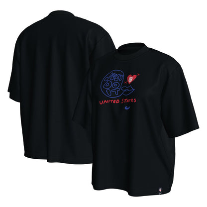 USMNT Women's Spring T-Shirt - Black | Nike for sale