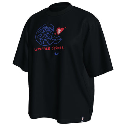 USMNT Women's Spring T-Shirt - Black | Nike for sale