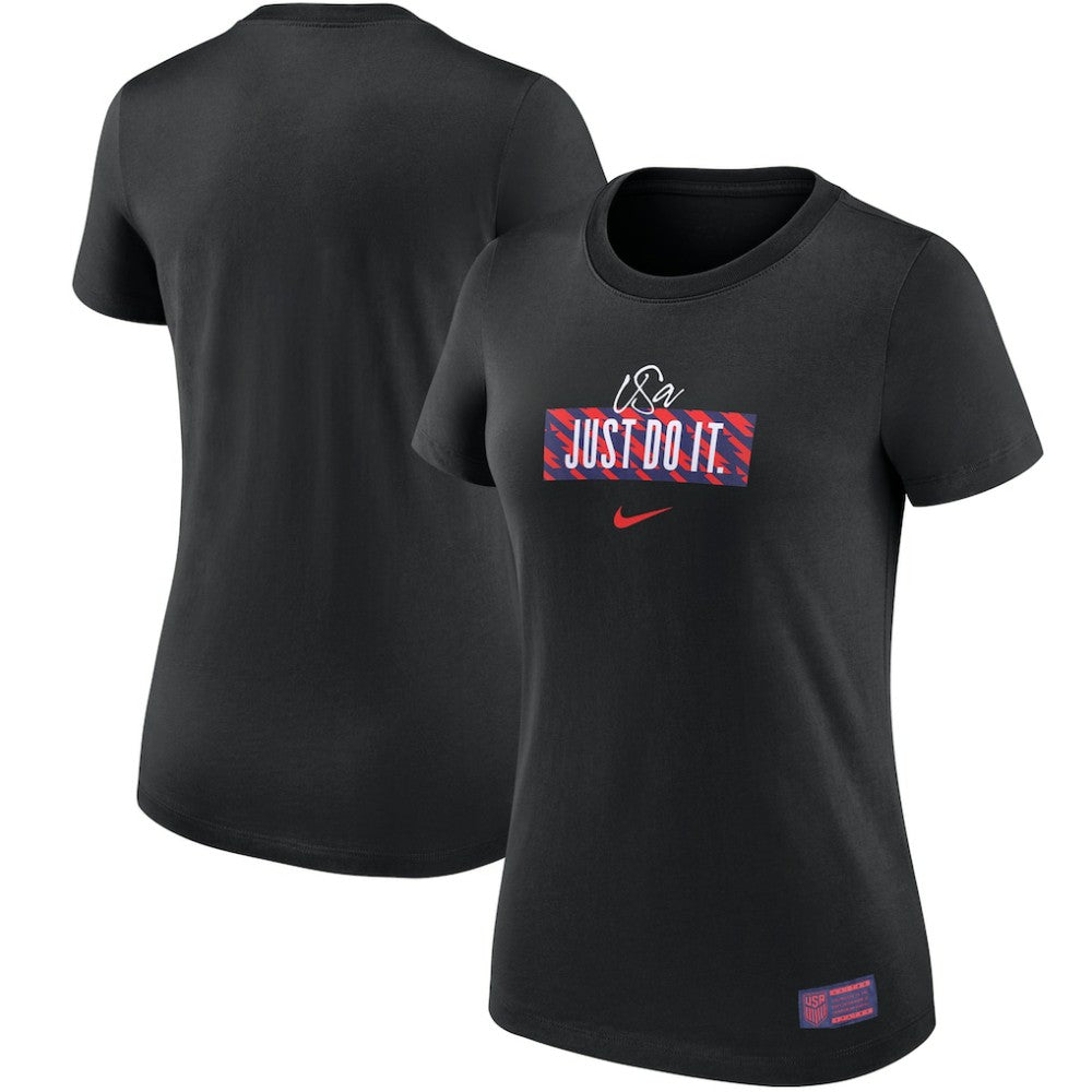USMNT Women's Verbiage T-Shirt - Black | Nike shop