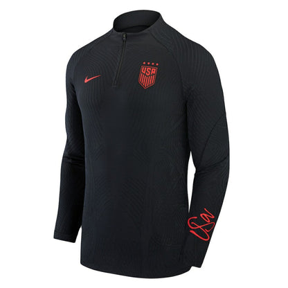 USWNT 2023 Strike Drill Performance Quarter-Zip Long Sleeve Top - Black | Nike cheap