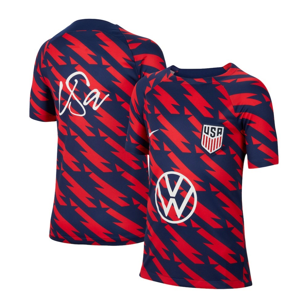 USMNT Youth 2023/24 Academy Pro Performance Pre-Match Top - Red | Nike cheap
