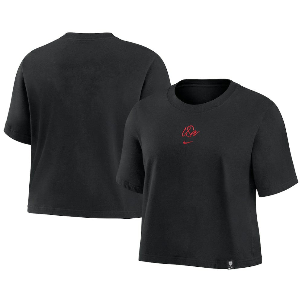 USWNT Women's Fearless T-Shirt - Black | Nike online