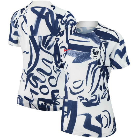 France Women's National Team Women's 2023 Pre-Match Top - White | Nike on sale