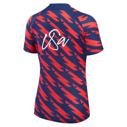 USMNT Women's 2023 Strike Drill Pre-Match Top - Red | Nike for sale