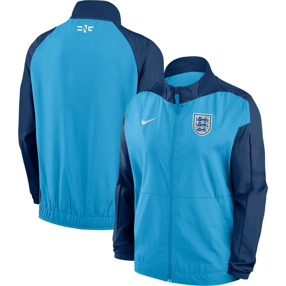 England Women's National Team Women's 2023 Anthem Raglan Performance Full-Zip Jacket - Blue | Nike outlet