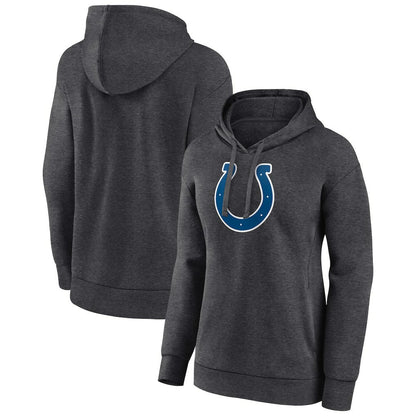 Indianapolis Colts Women's Primary Logo Pullover Hoodie - Charcoal outlet
