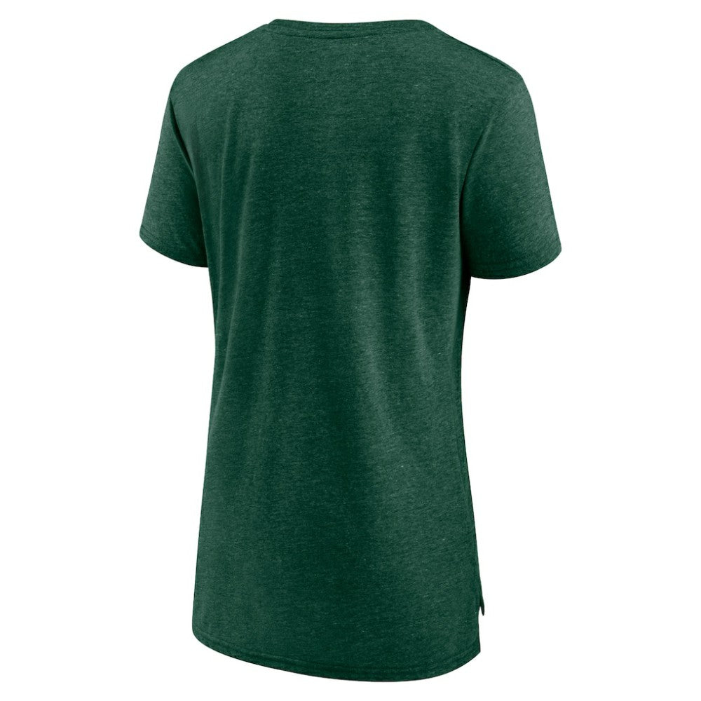 Athletics Women's Official Wordmark Tri-Blend T-Shirt - Heather Green