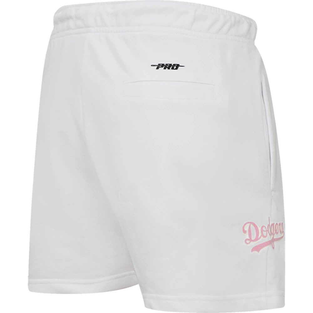 Los Angeles Dodgers Pro Standard Women's Washed Neon Shorts - White