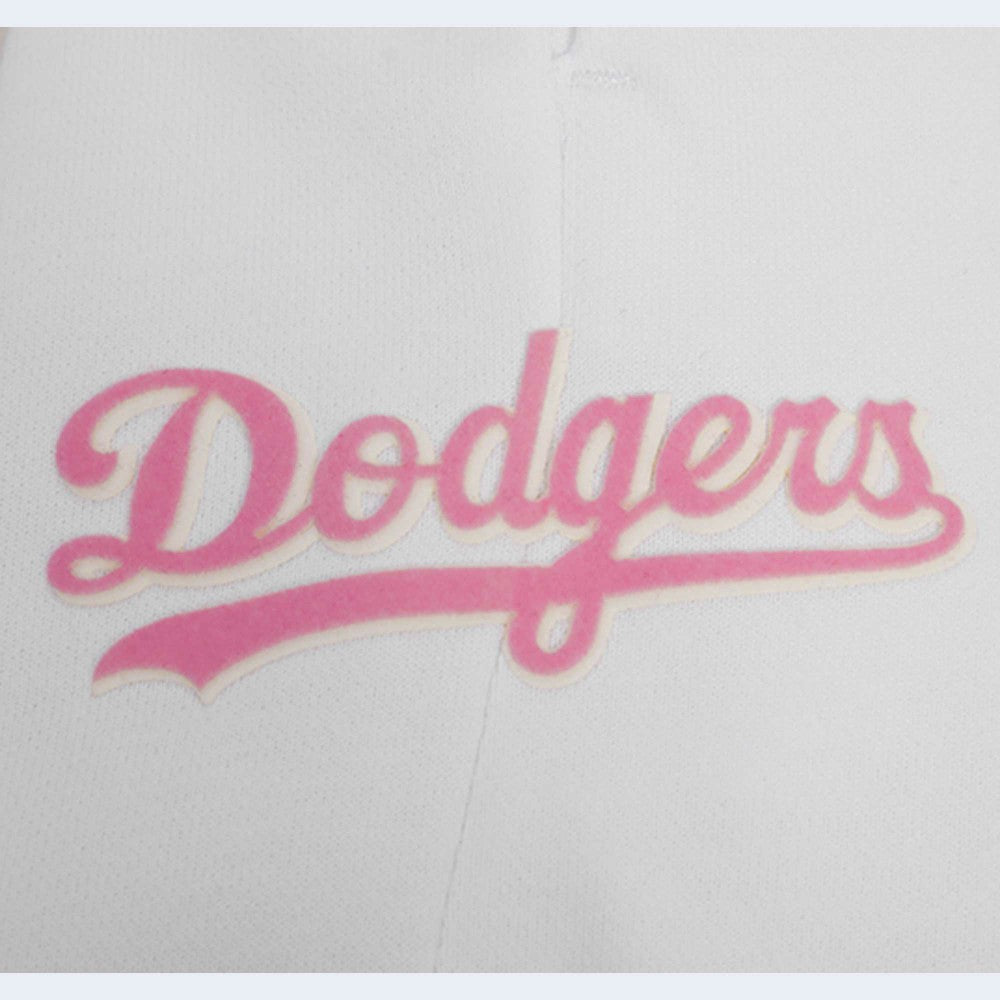Los Angeles Dodgers Pro Standard Women's Washed Neon Shorts - White