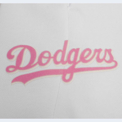 Los Angeles Dodgers Pro Standard Women's Washed Neon Shorts - White