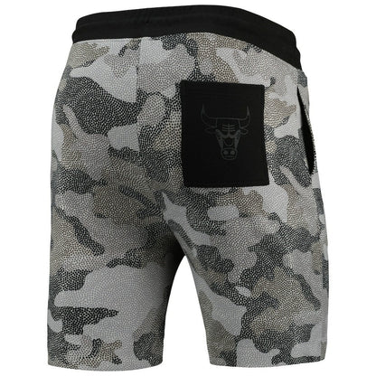 Chicago Bulls NBA x Hugo Boss Slam Camo Shorts - Black on sale