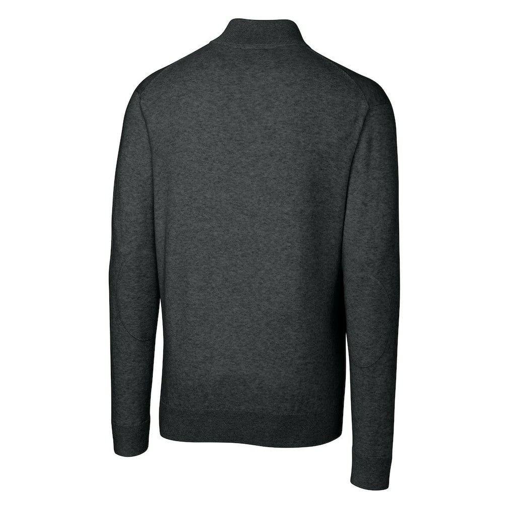 Indianapolis Colts Cutter & Buck Throwback Logo Lakemont Tri-Blend Big & Tall Quarter-Zip Pullover Sweater - Heather Charcoal cheap
