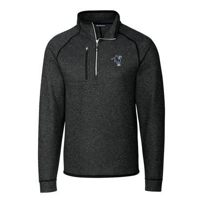 Indianapolis Colts Cutter & Buck Mainsail Sweater-Knit Big & Tall Half-Zip Pullover Jacket - Heather Charcoal outlet