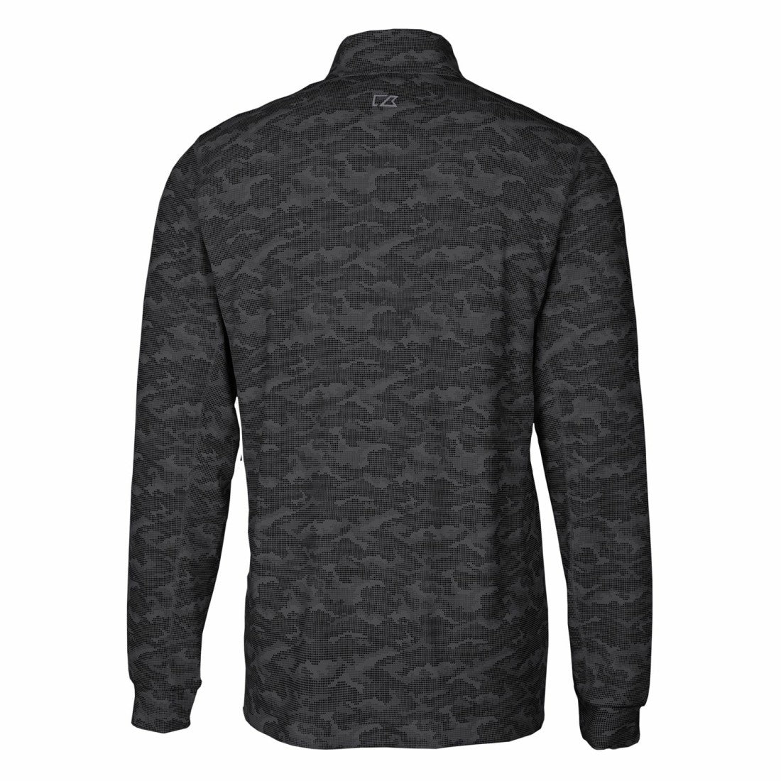 Tampa Bay Buccaneers Cutter & Buck Throwback Logo Big & Tall Traverse Camo Print Stretch Quarter-Zip Pullover Top - Black cheap