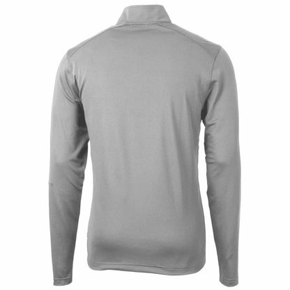 Tampa Bay Buccaneers Cutter & Buck Throwback Logo Virtue Eco Pique Recycled Quarter-Zip Pullover Top - Gray cheap