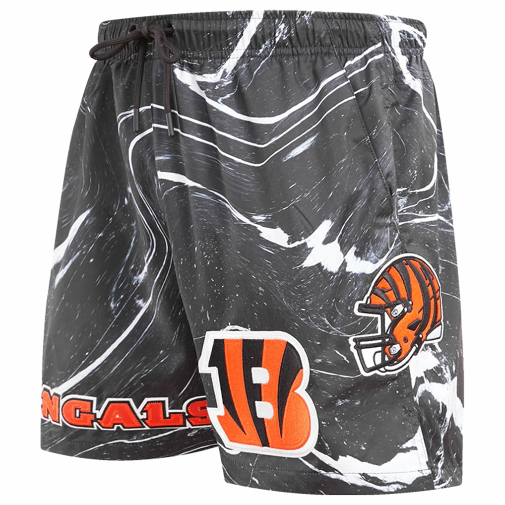 Cincinnati Bengals Pro Standard Allover Marble Print Shorts - Black outlet