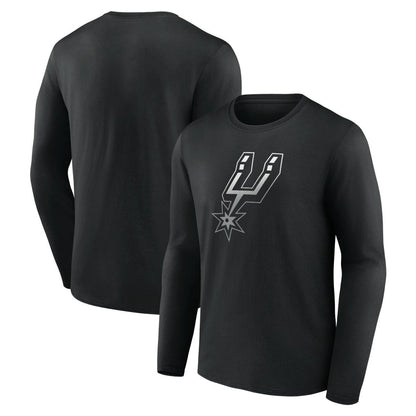 San Antonio Spurs Gradient Logo Long Sleeve T-Shirt - Black for sale