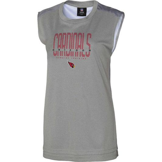 Arizona Cardinals Women's No Sweat Tank Top - Gray for sale