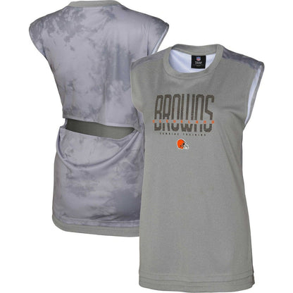 Cleveland Browns Women's No Sweat Tank Top - Gray online