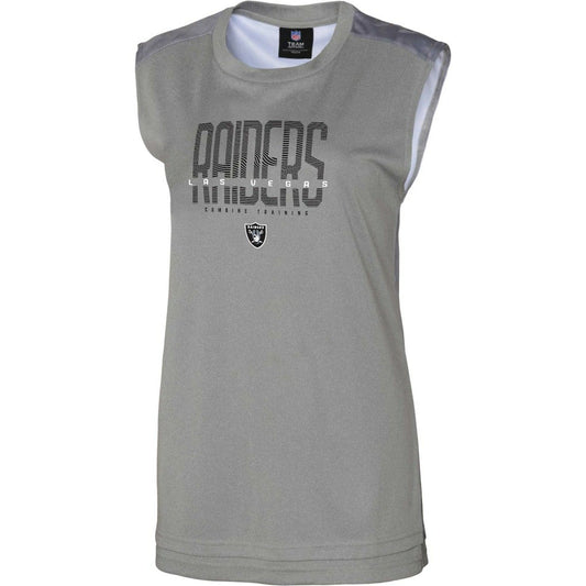 Las Vegas Raiders Women's No Sweat Tank Top - Gray cheap