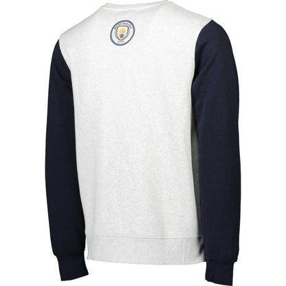 Manchester City Kangaroo Pullover Sweatshirt - Gray/Navy sale