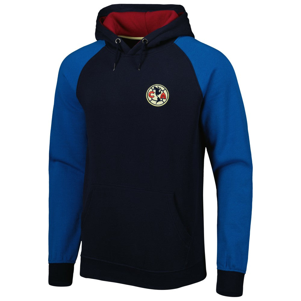 Club America Pride Raglan Pullover Hoodie - Navy/Blue outlet