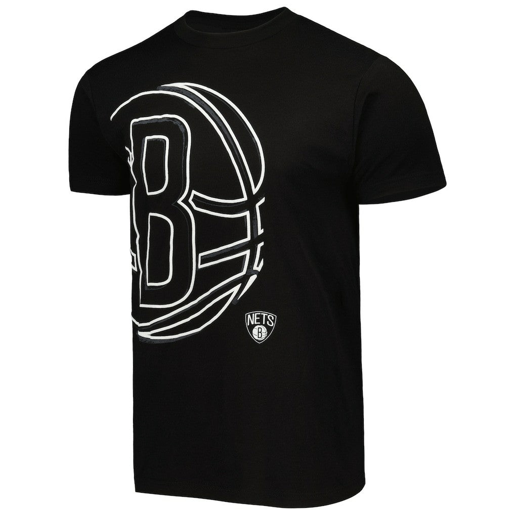 Brooklyn Nets Stadium Essentials Unisex Element Logo Pop T-Shirt - Black discount