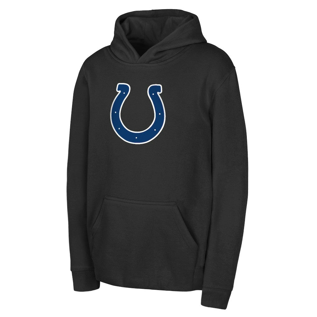 Indianapolis Colts Youth Team Logo Pullover Hoodie - Black online