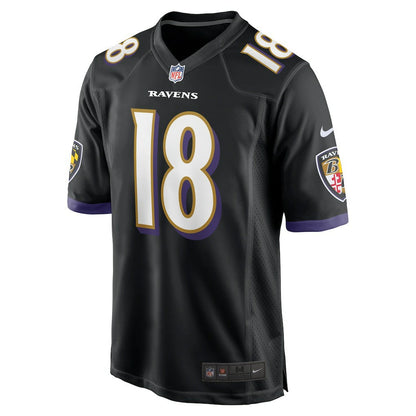 Roquan Smith Baltimore Ravens Alternate Game Jersey - Black | Nike outlet