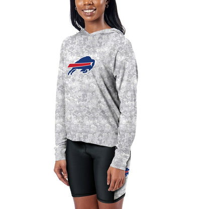Buffalo Bills Certo Women's Session Pullover Hoodie - Gray discount