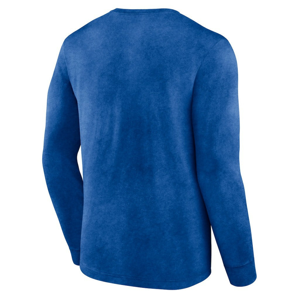 Dallas Mavericks Front Court Press Snow Wash Long Sleeve T-Shirt sale - Heather Royal | Fanatics outlet