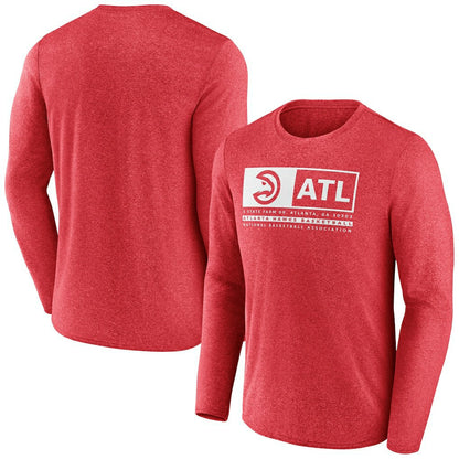 Atlanta Hawks Three-Point Play T-Shirt - Heather Red | Fanatics sale