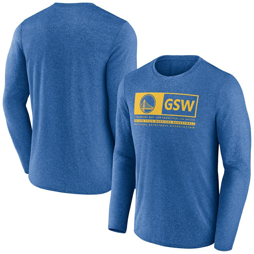 Golden State Warriors Three-Point Play T-Shirt sale - Heather Royal | Fanatics outlet