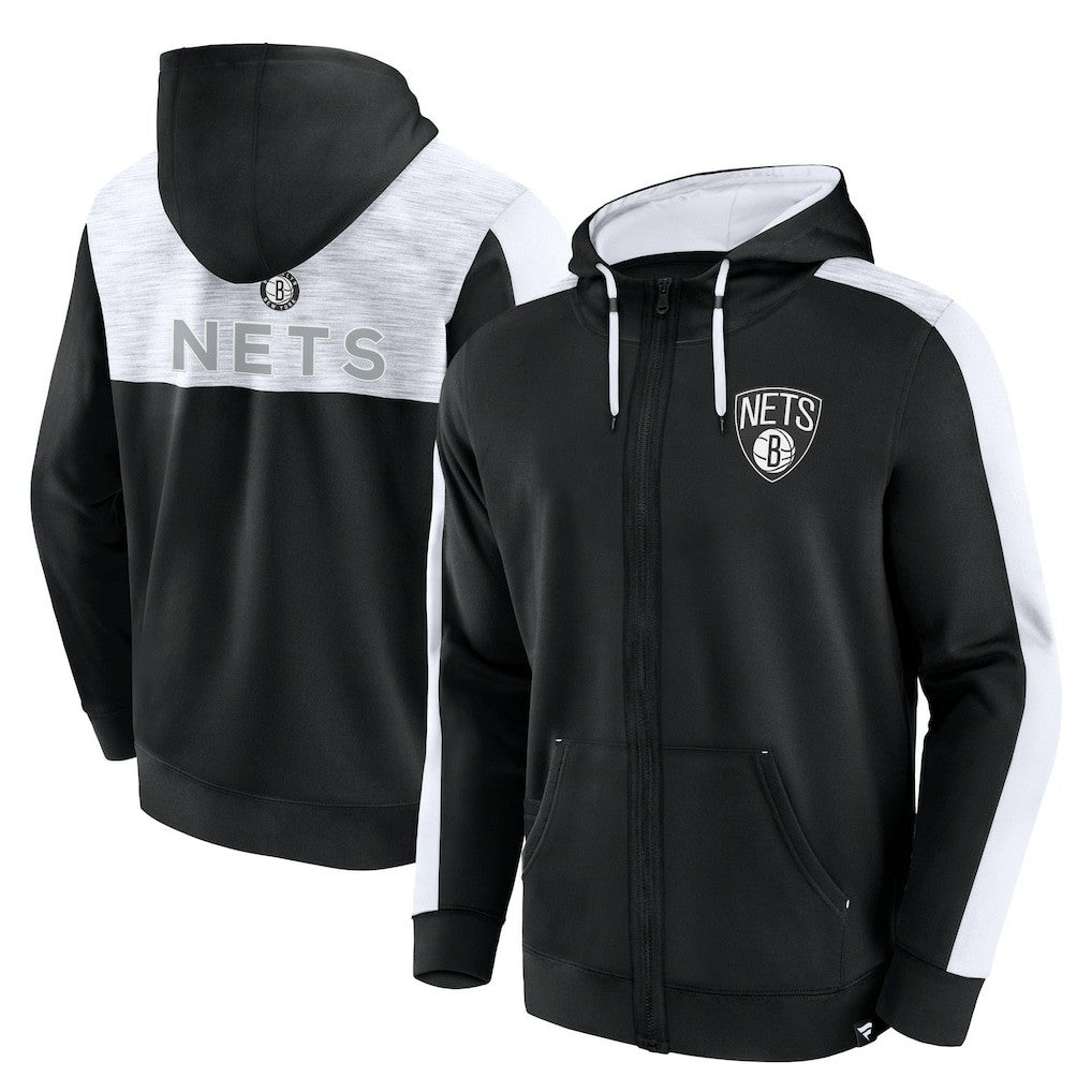 Brooklyn Nets Rainbow Shot Full-Zip Hoodie - Black | Fanatics online
