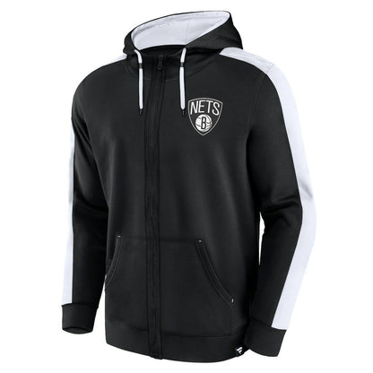 Brooklyn Nets Rainbow Shot Full-Zip Hoodie - Black | Fanatics online