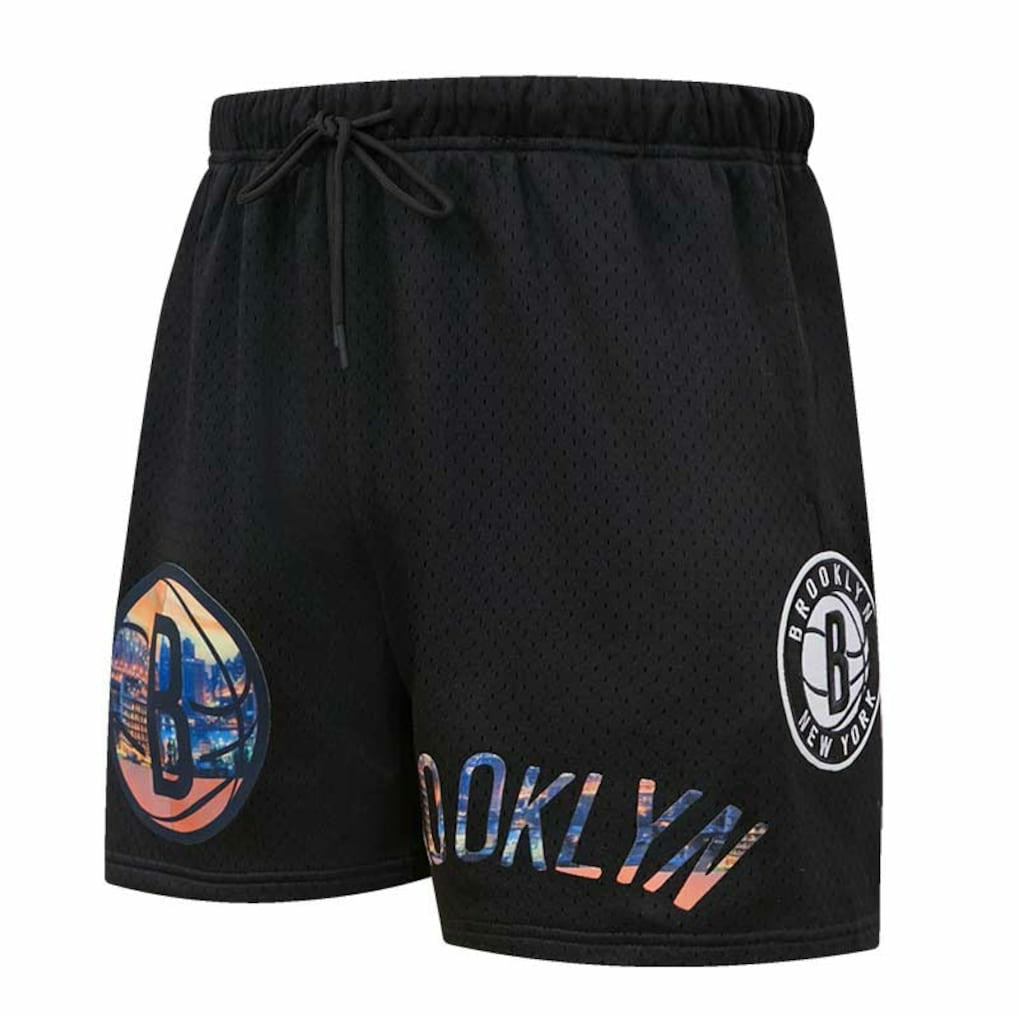 Brooklyn Nets Pro Standard City Scape Mesh Shorts - Black sale