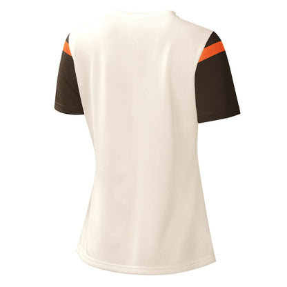 Cleveland Browns Starter Women's Kick Start V-Neck T-Shirt - Cream discount