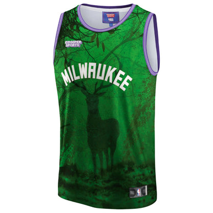 Milwaukee Bucks NBA & KidSuper Studios Unisex Hometown Jersey - Green | Fanatics for sale