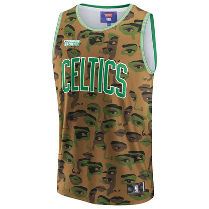 Boston Celtics NBA & KidSuper Studios Unisex Hometown Jersey - Brown | Fanatics shop