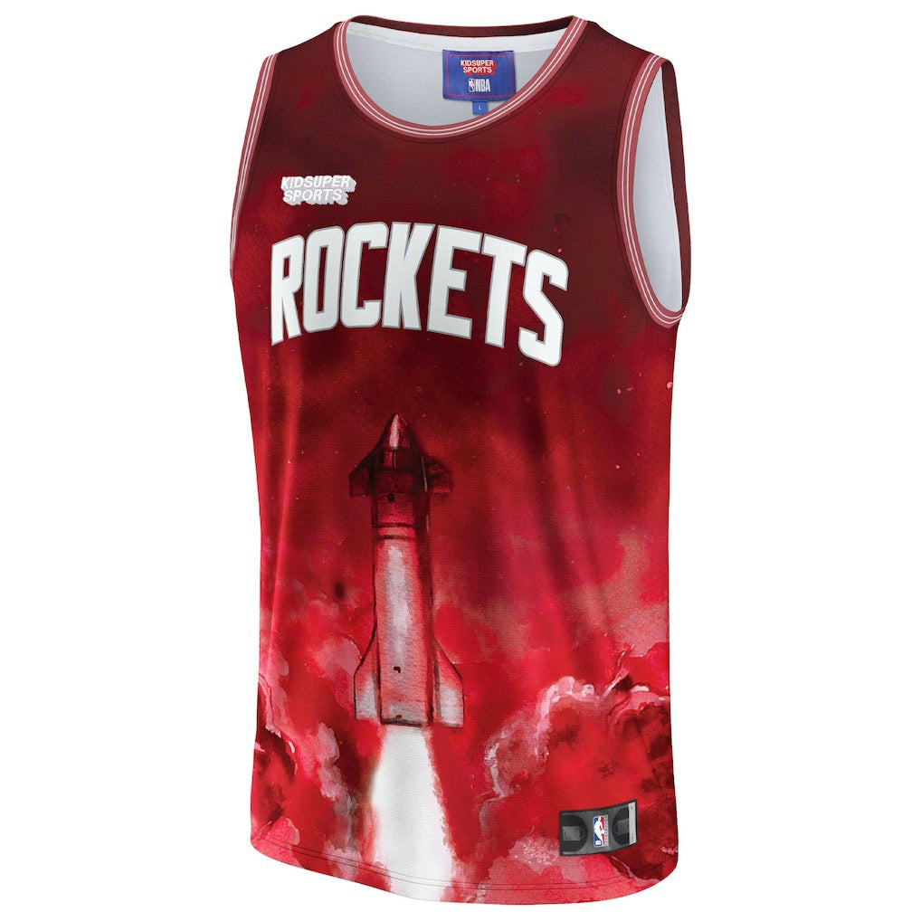 Houston Rockets NBA & KidSuper Studios Unisex Hometown Jersey - Red | Fanatics sale