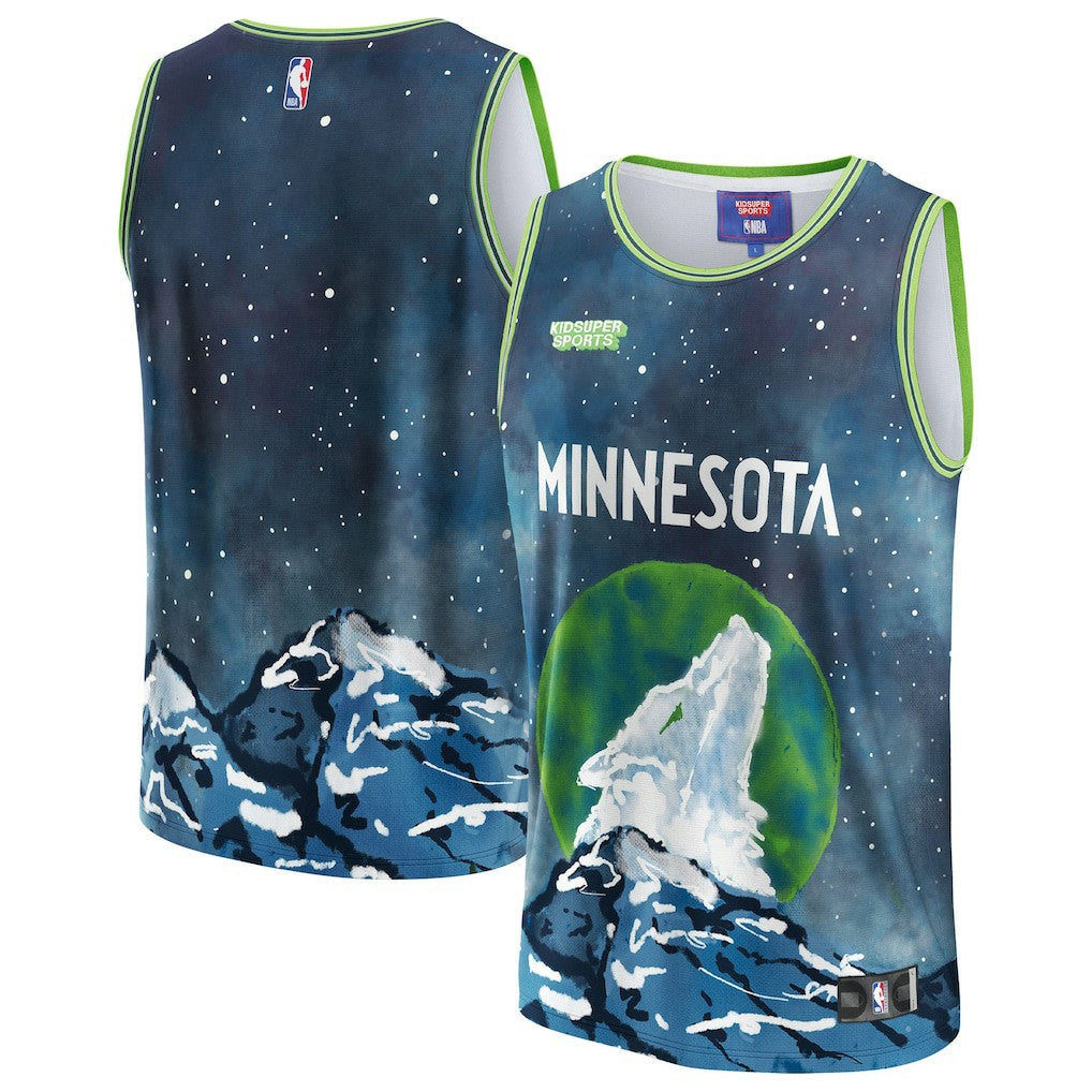 Minnesota Timberwolves NBA & KidSuper Studios Unisex Hometown Jersey - Blue | Fanatics discount