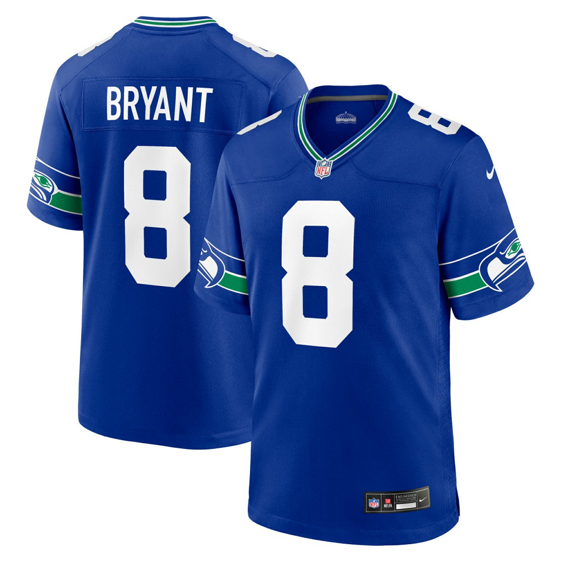 Coby Bryant Seattle Seahawks Throwback Player Game Jersey - Royal | Nike online