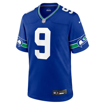 Kenneth Walker III Seattle Seahawks Throwback Player Game Jersey - Royal | Nike outlet