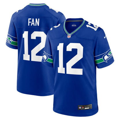 12s Seattle Seahawks Throwback Player Game Jersey - Royal | Nike discount