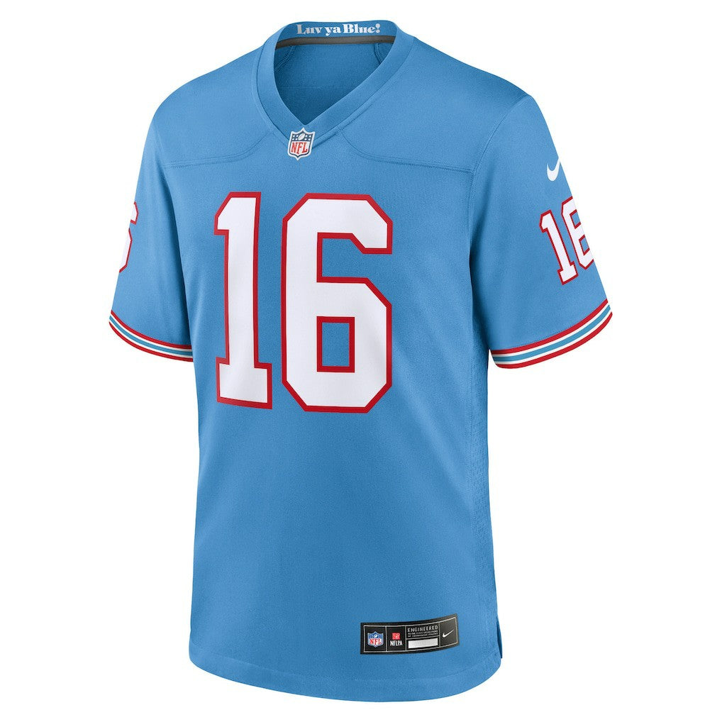 Treylon Burks Tennessee Titans Oilers Throwback Alternate Game Player Jersey - Light Blue | Nike cheap