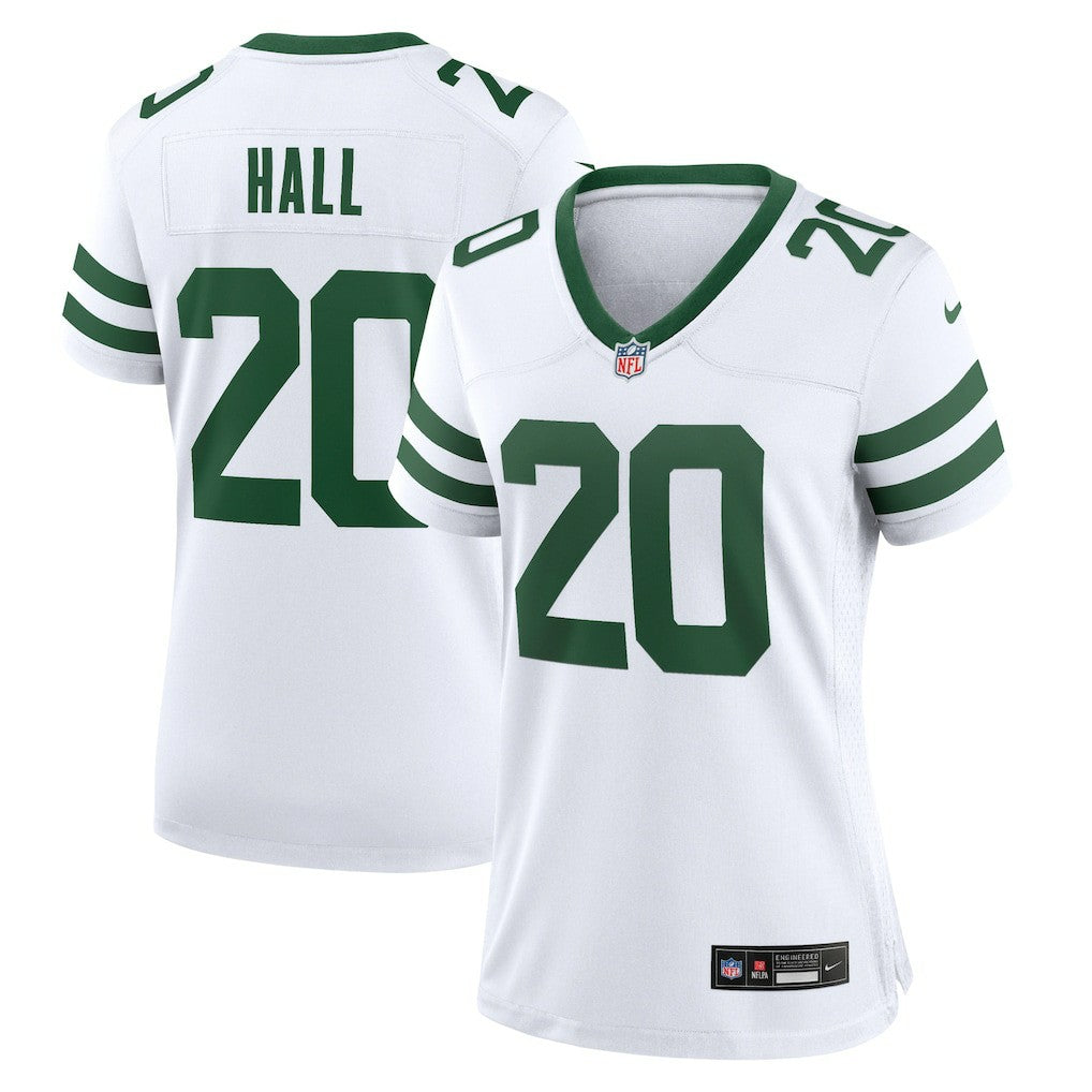 Breece Hall New York Jets Women's Game Jersey - Legacy White | Nike for sale